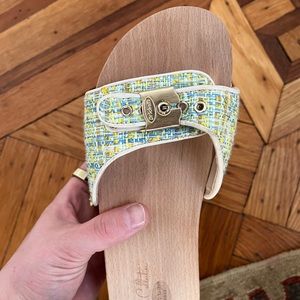 NWOB Tweed Dr Scholls Y2K Clog Sandals